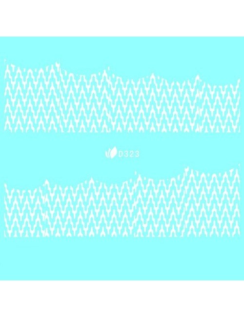 Water Decal blanc 323