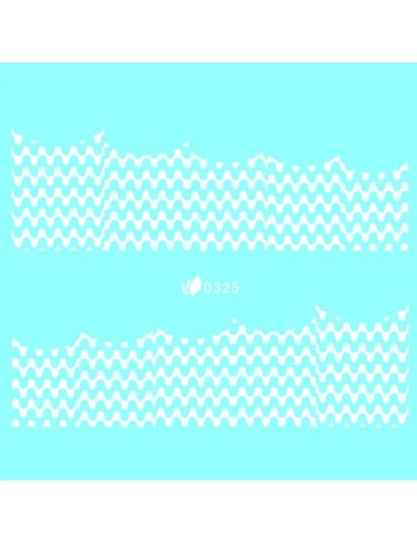 Water Decal blanc 325