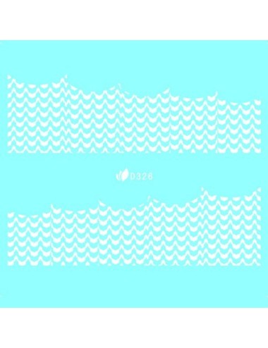 Water Decal blanc 326