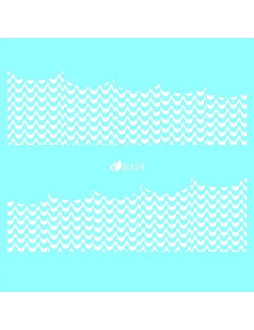 Water Decal blanc 326