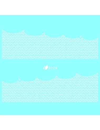 Water Decal blanc 329