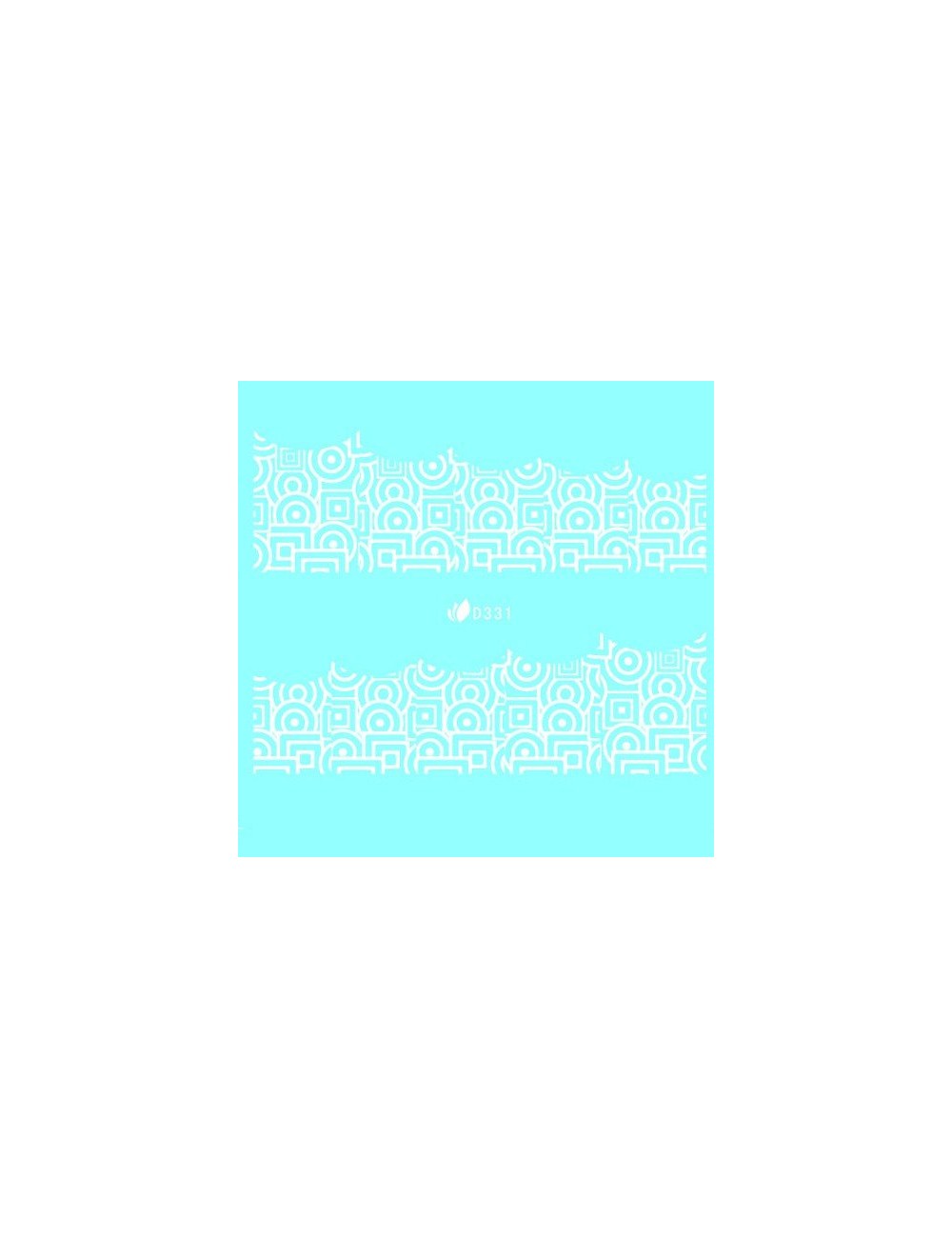 Water Decal  blanc 331