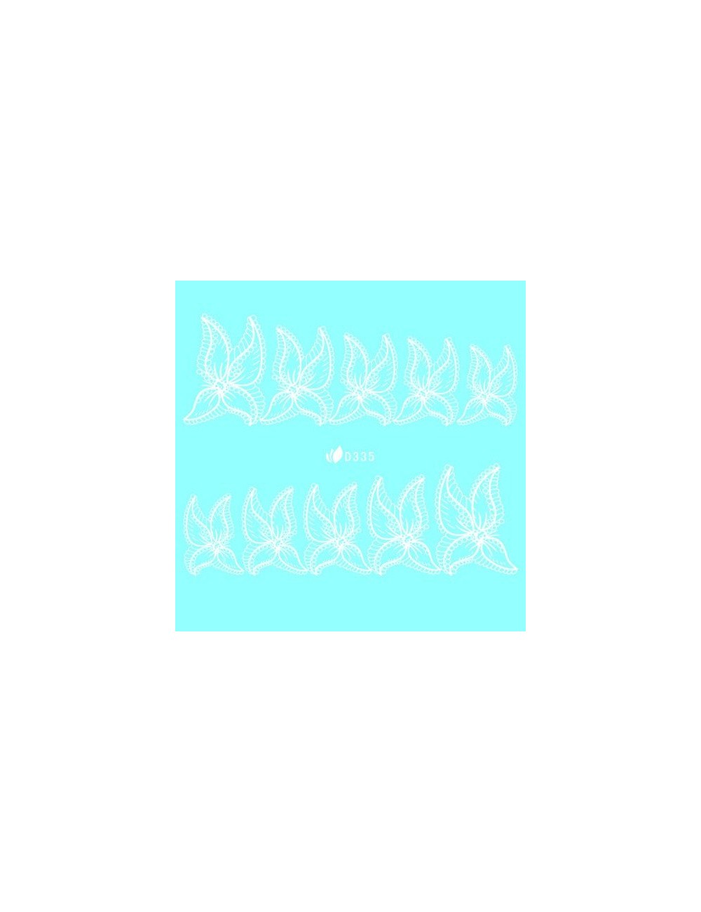 Water Decal blanc 335
