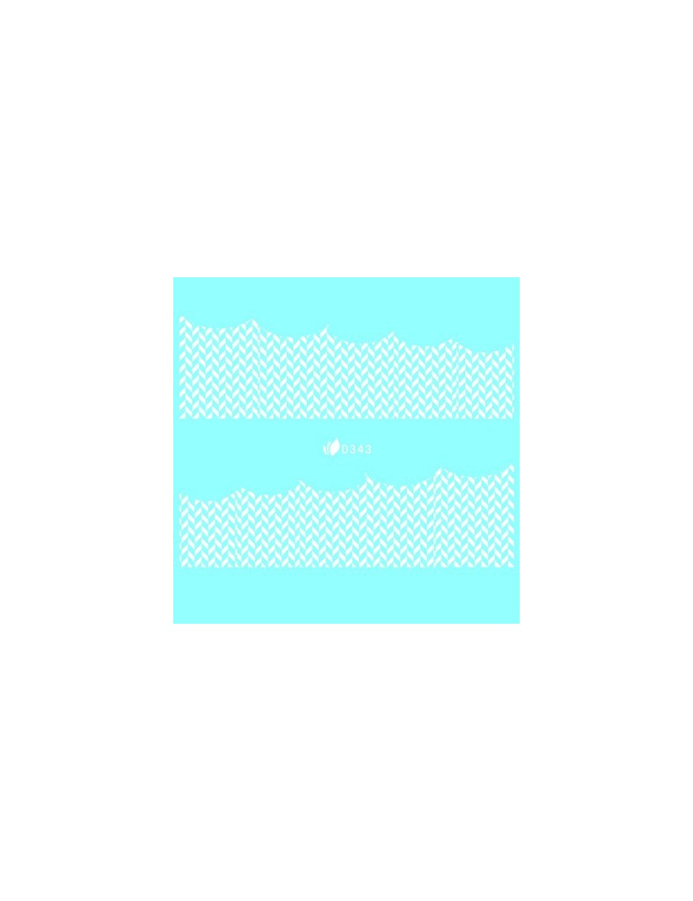 Water Decal blanc 343