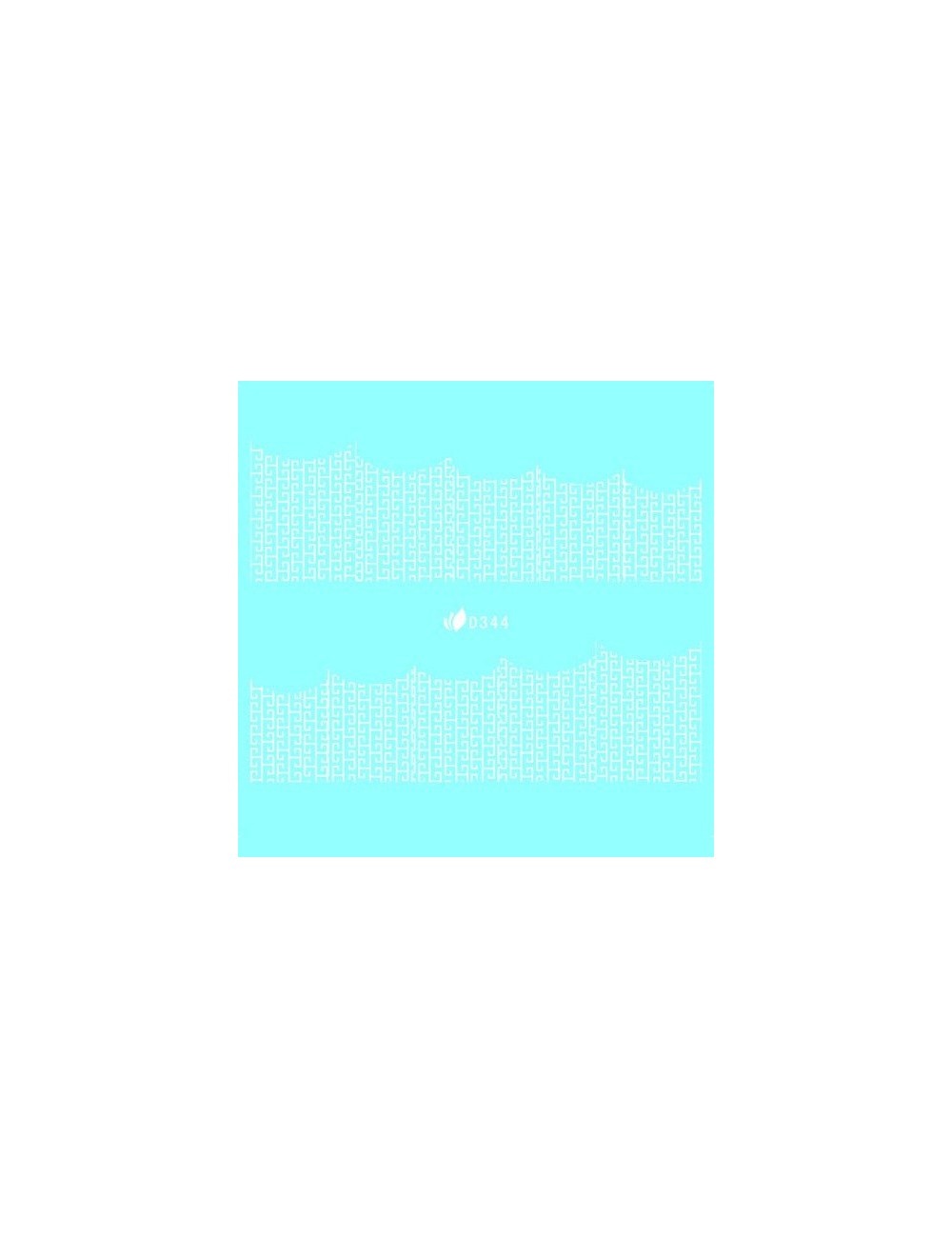 Water Decal blanc 344