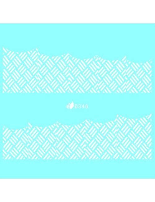 Water Decal blanc 346