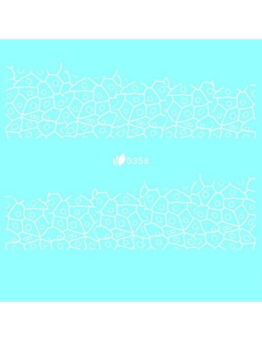 Water Decal blanc 356