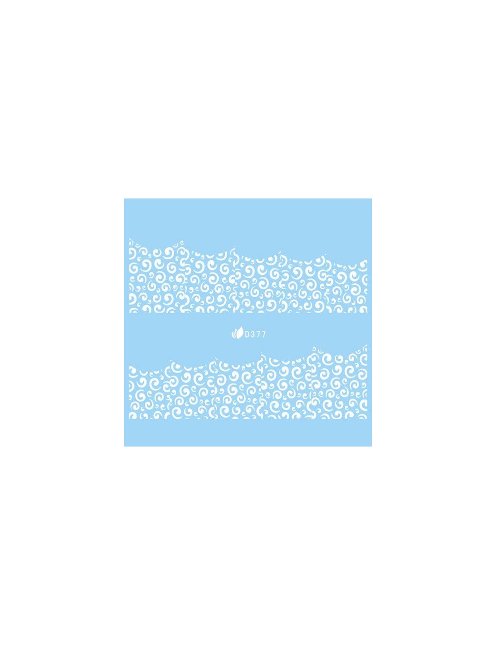 Water Decal blanc 377
