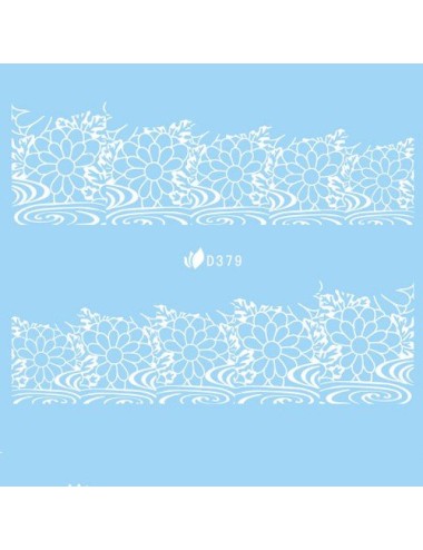 Water Decal blanc 379