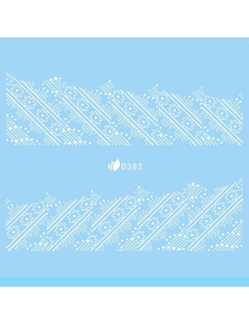 Water Decal blanc 382