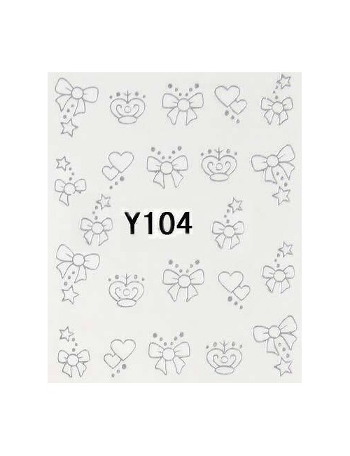 Water Decal Argent 104