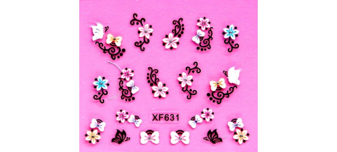 Stickers Ongle 3D